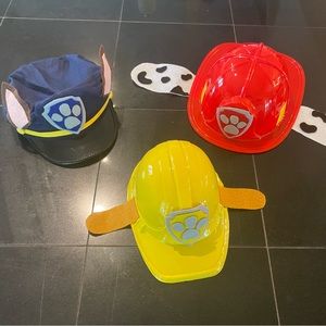 Paw Patrol “Marshall” “Chase” & “Rubble” hats halloween costume